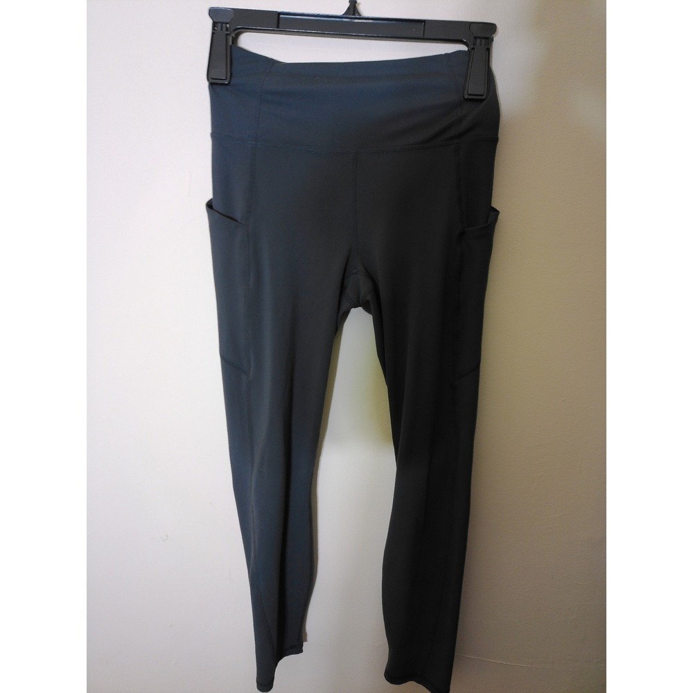 Fabletics PureLuxe Leggings Men S Gray High Waist Side Pocket Athleisure Gorpcor